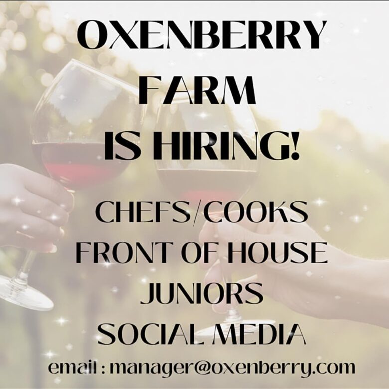 Oxenberry Farm careers, job, now hiring for hospitality jobs in McLaren Vale