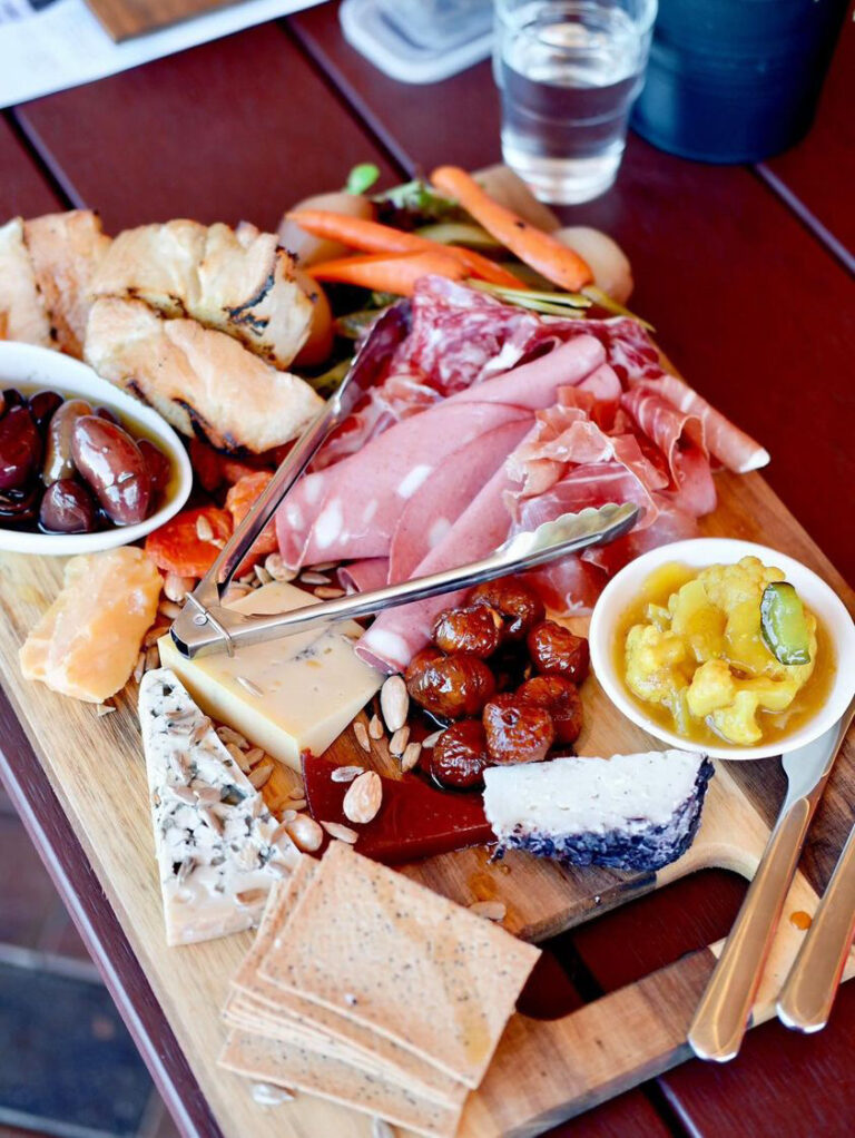 brunch lunch platter at mclaren vale at oxenberry farm winery
